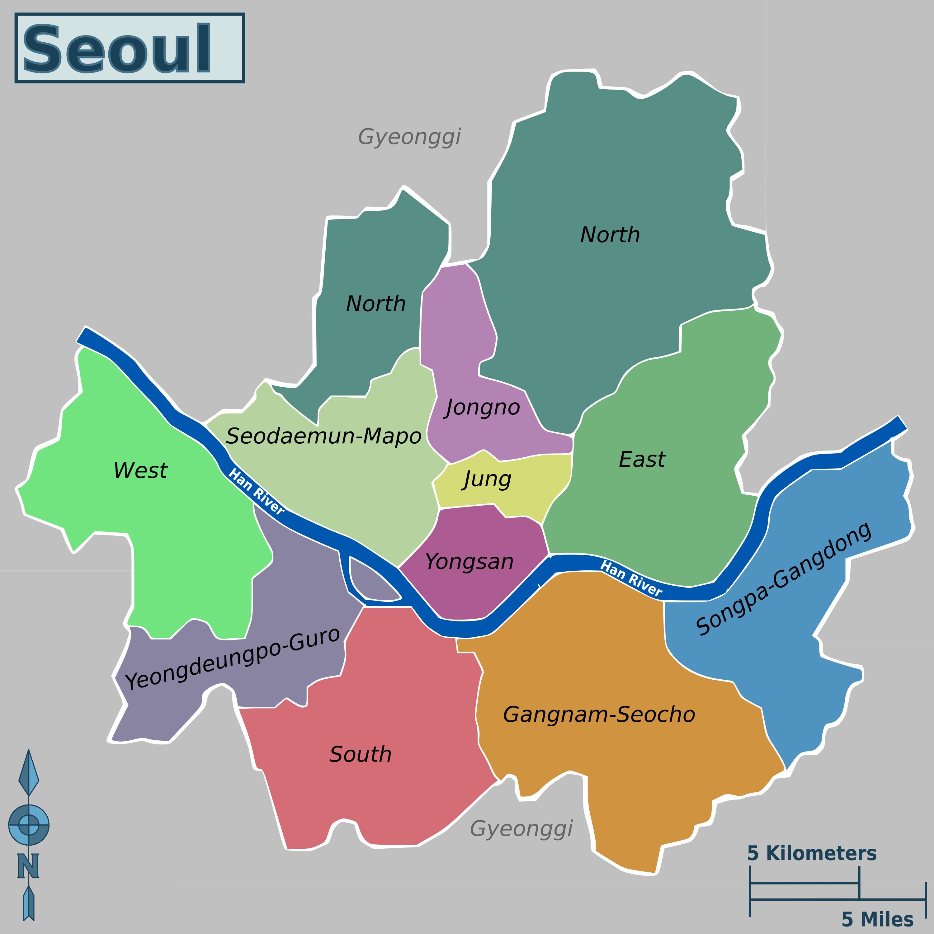 Plan Quartier Seoul 